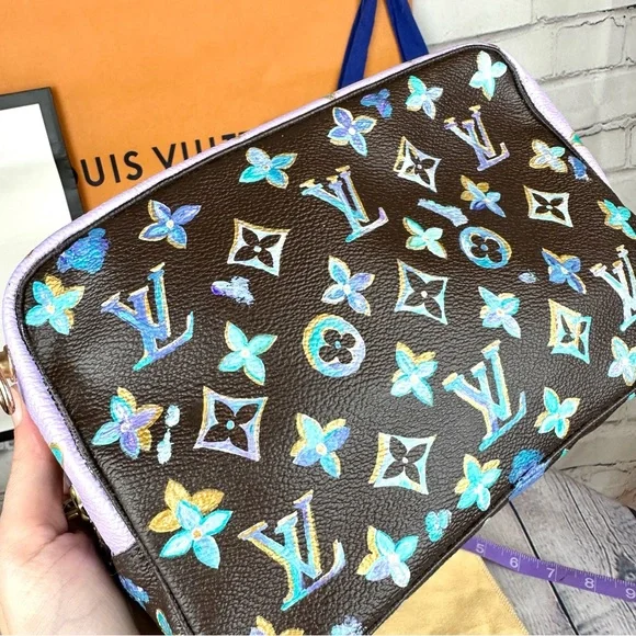 Louis Vuitton Trousse 23 Pouch Crossbody CUSTOM with dust bag and bag charm - Picture 5 of 16